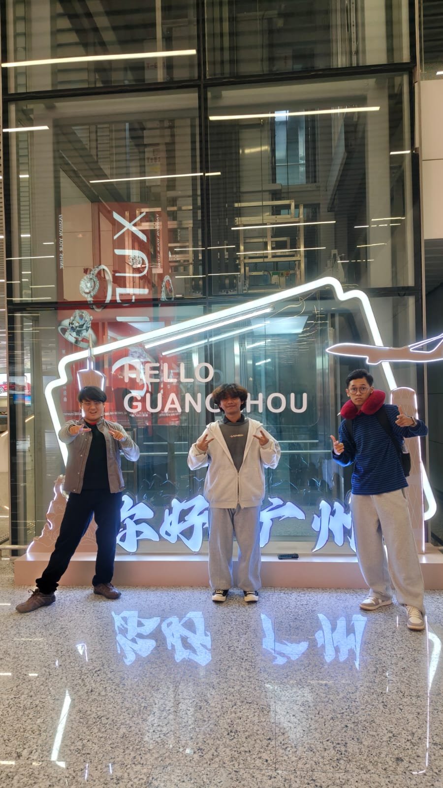 Transit siswa Visi Cendekia Indonesia di Guangzhou