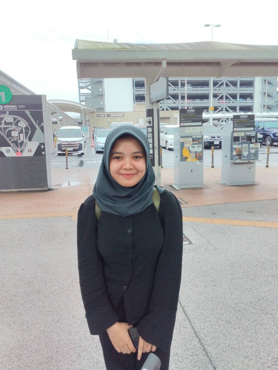Zahra Alhusna telah tiba di Jepang